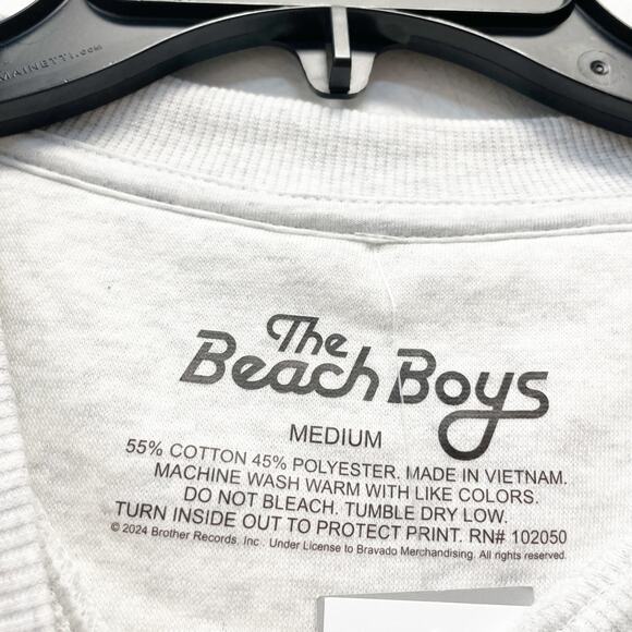 The Beach Boys Women's Mountain Graphic Sweatshirt Heather Gray Size Medium - Picture 5 of 5